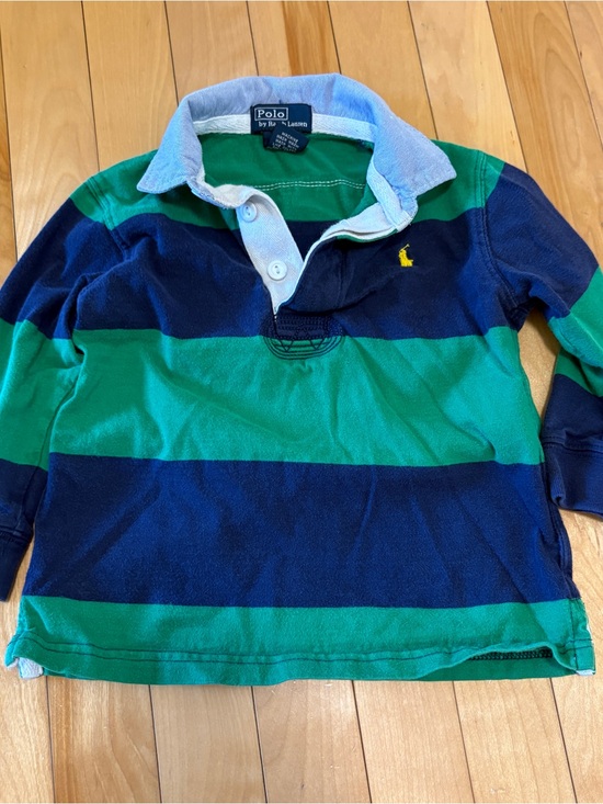Polo Ralph Lauren Other - Vintage Polo by Ralph Lauren infant toddler boys striped cotton jersey rugby 2T